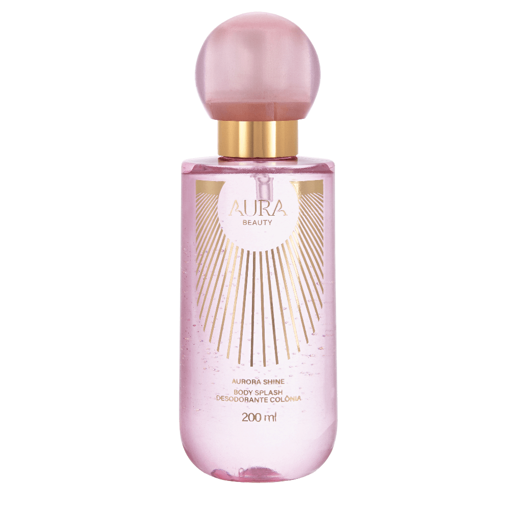 Body Splash Desodorante Colônia Aura Beauty Aurora Shine Jade Picon 200Ml