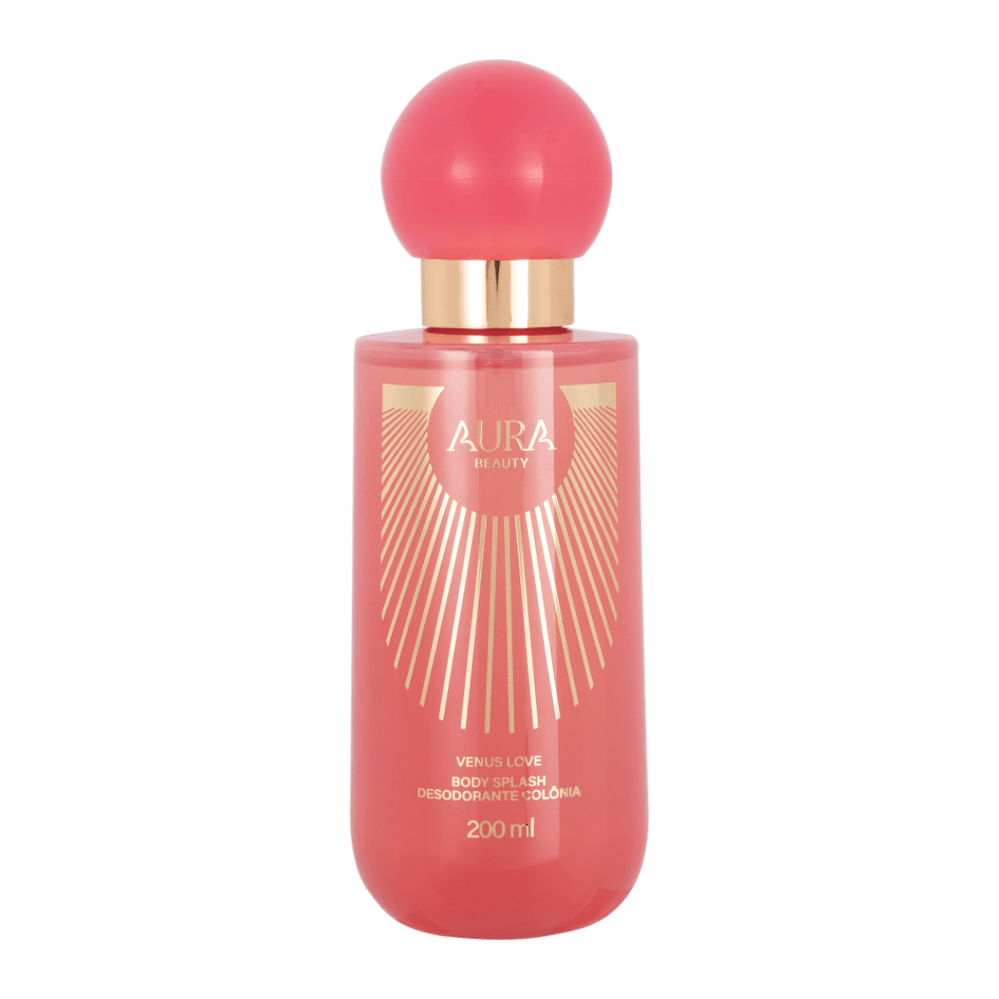 Body Splash Desodorante Colônia Aura Beauty Venus Love 200ml