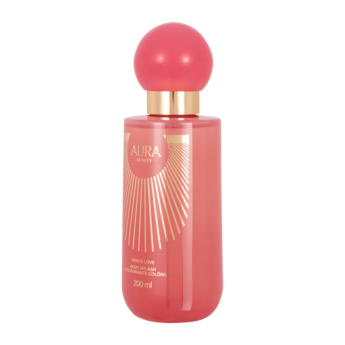 Miniatura 5 do produto Body Splash Desodorante Colônia Aura Beauty Venus Love 200ml