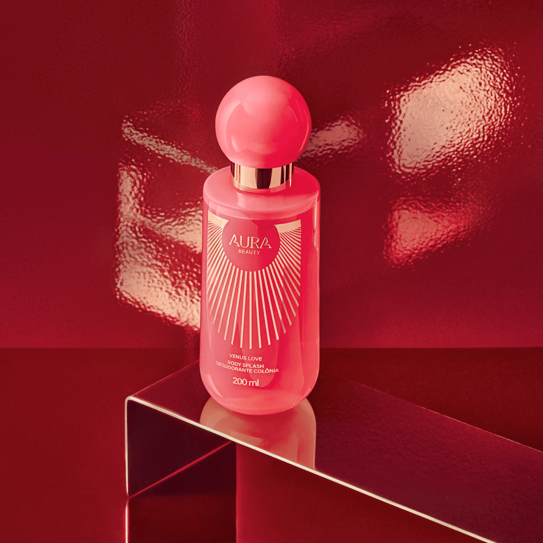 Miniatura 6 do produto Body Splash Desodorante Colônia Aura Beauty Venus Love 200ml