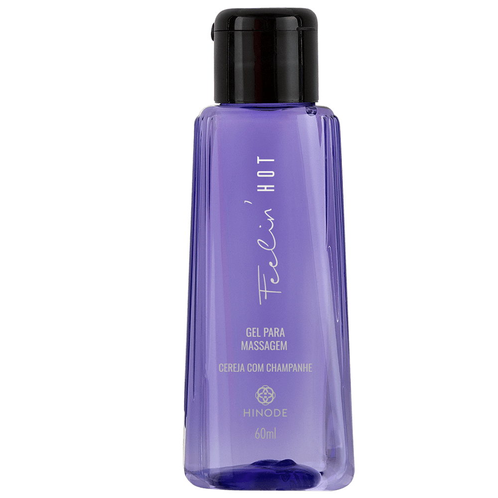 Gel Para Massagem Feelin Hot Cereja Com Chámpanhe 60ml