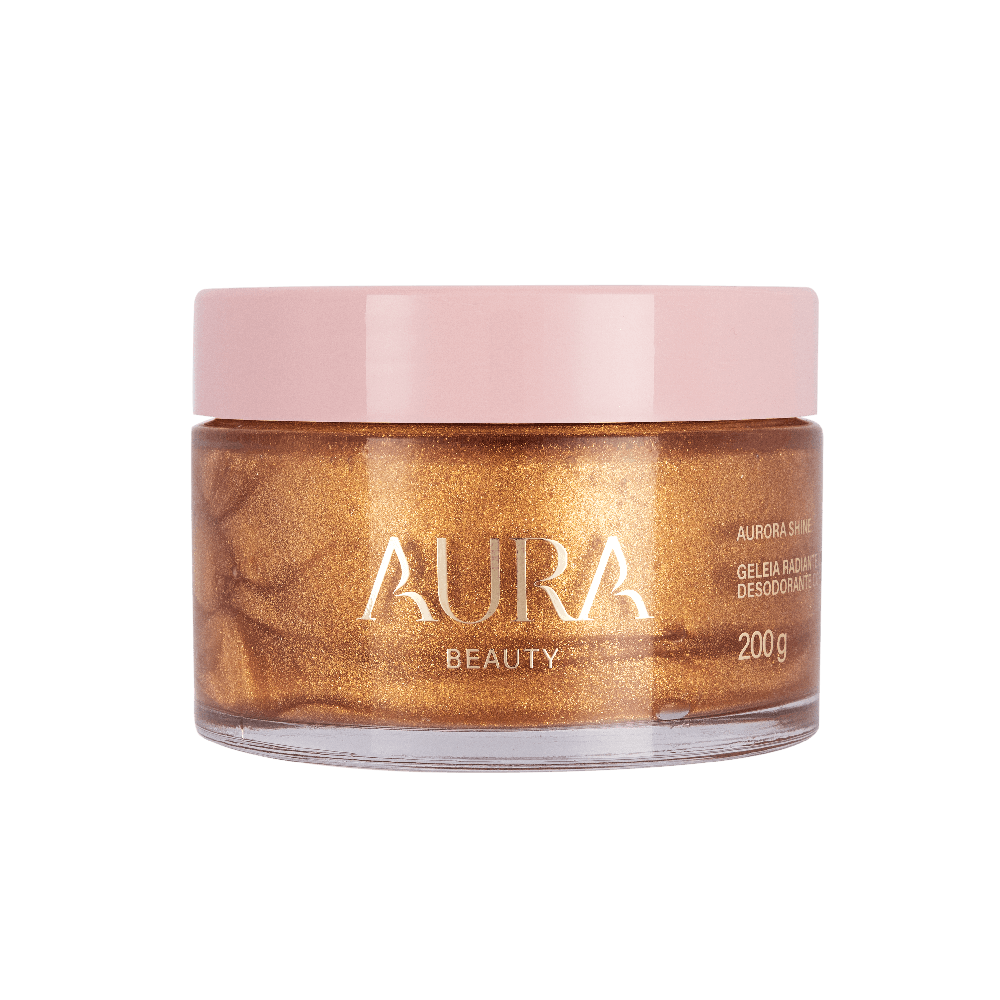 Geleia Radiante Iluminadora Aura Beauty Aurora Shine 200g