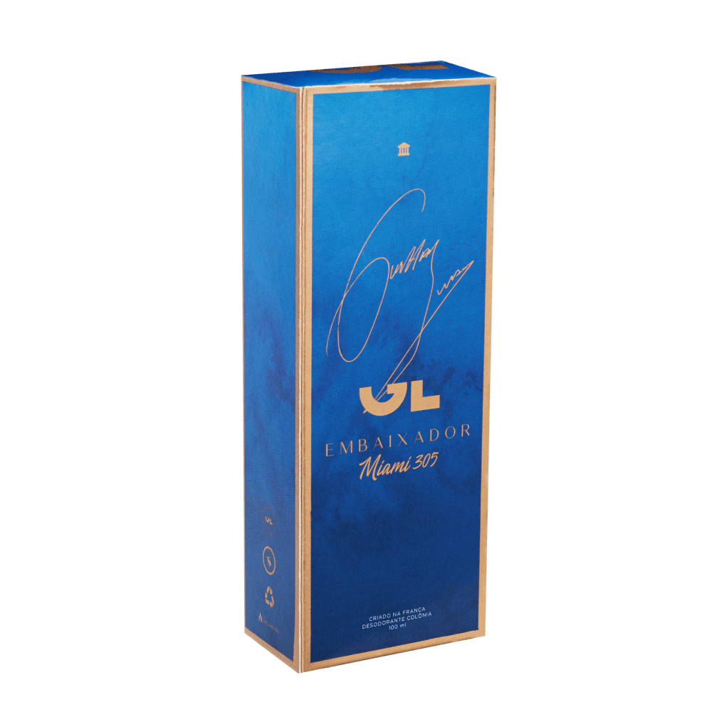 Miniatura 9 do produto GL Embaixador Miami 305 Gusttavo Lima Deo Colônia 100ml