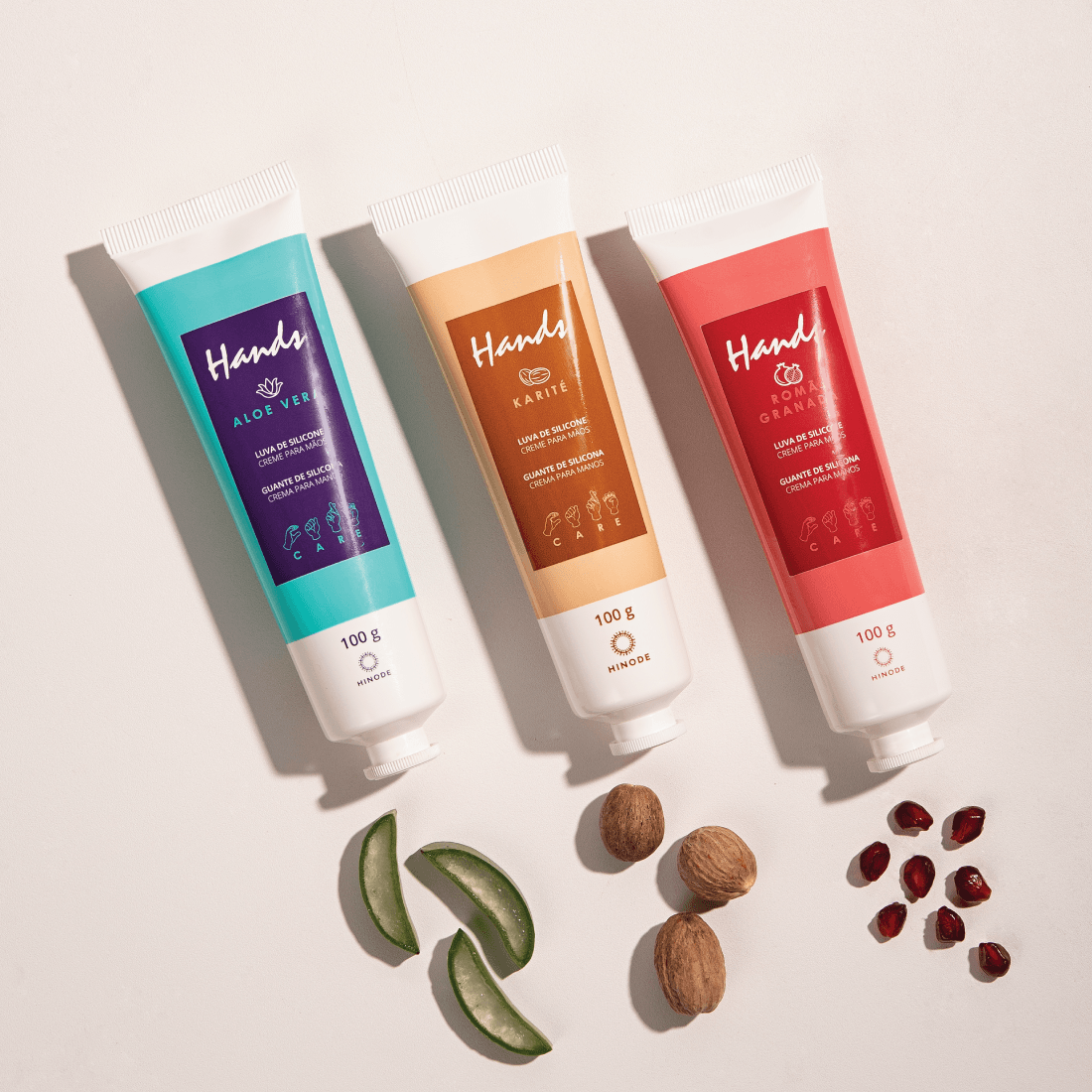 Miniatura 7 do produto Kit 2 luvas de silicone Hands Alo e Vera 100g