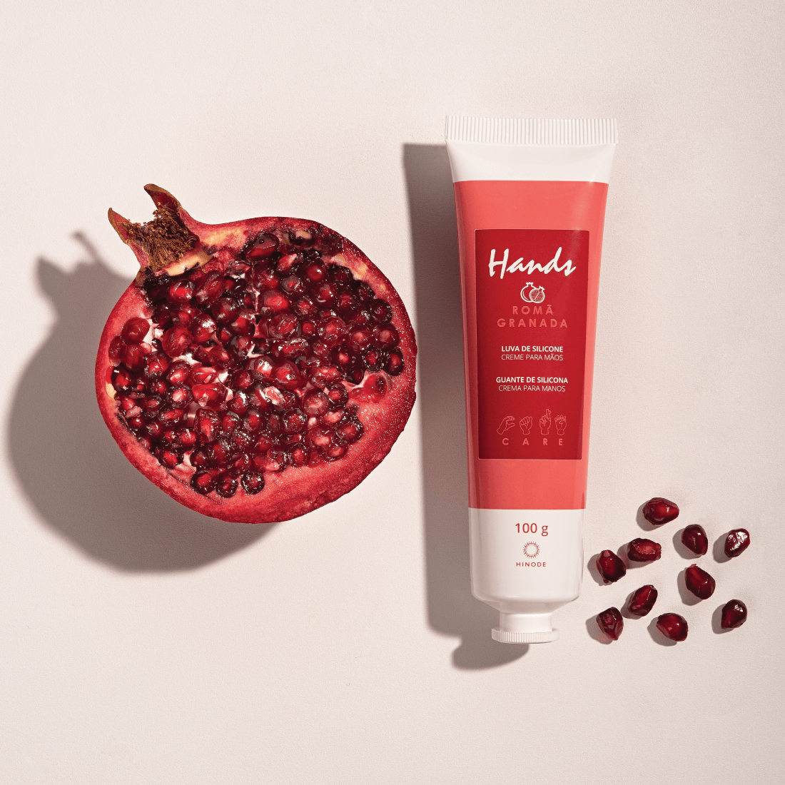 Miniatura 5 do produto Kit 2 Luvas De Silicone Romã Creme Para As Mãos Hands 100g