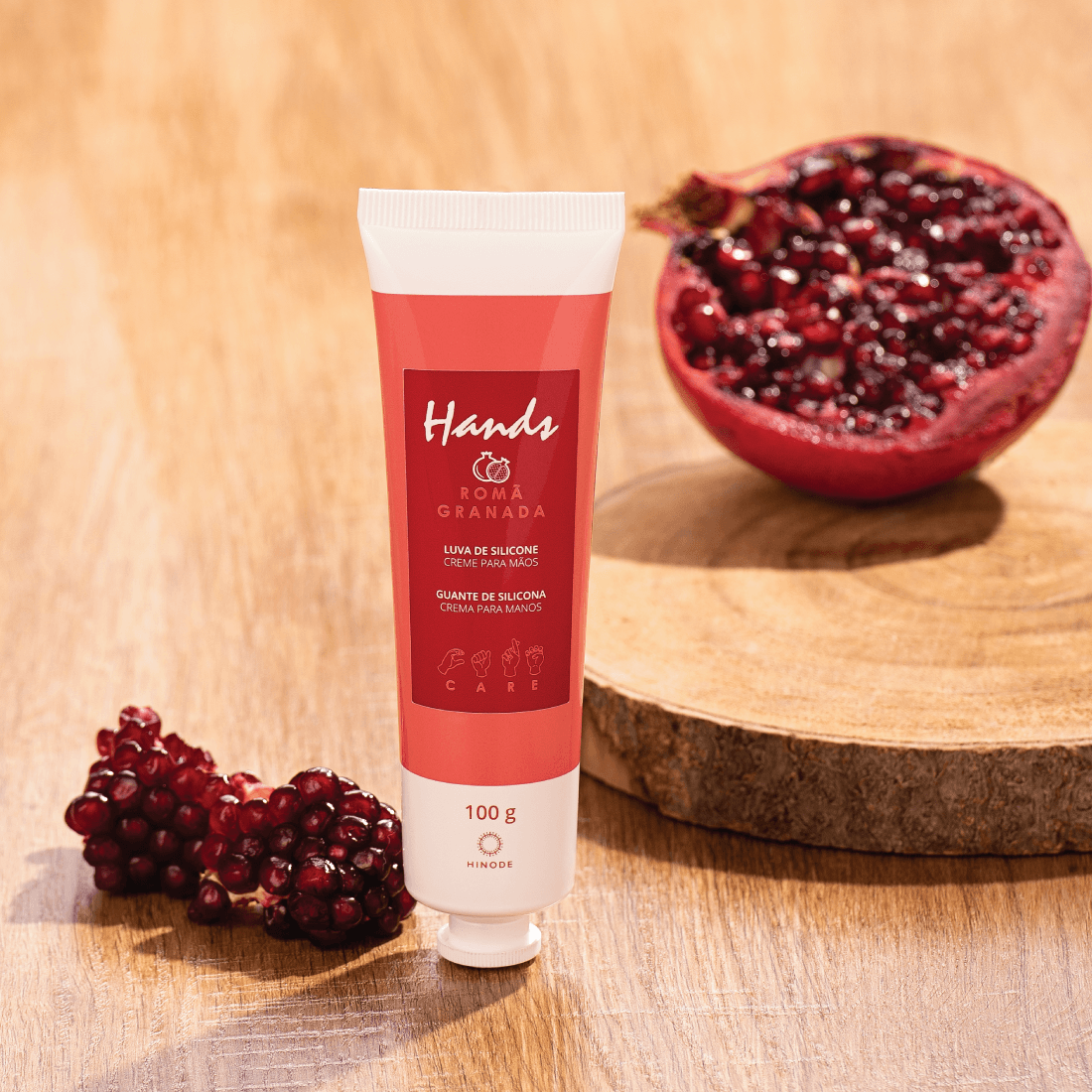Miniatura 6 do produto Kit 2 Luvas De Silicone Romã Creme Para As Mãos Hands 100g
