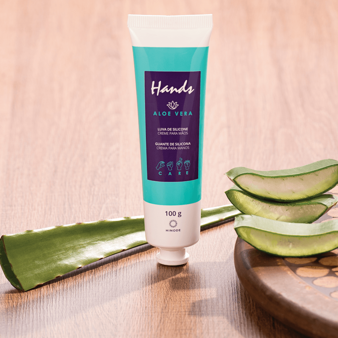 Miniatura 3 do produto Kit 3 luvas de silicone Hands Alo e Vera 100g