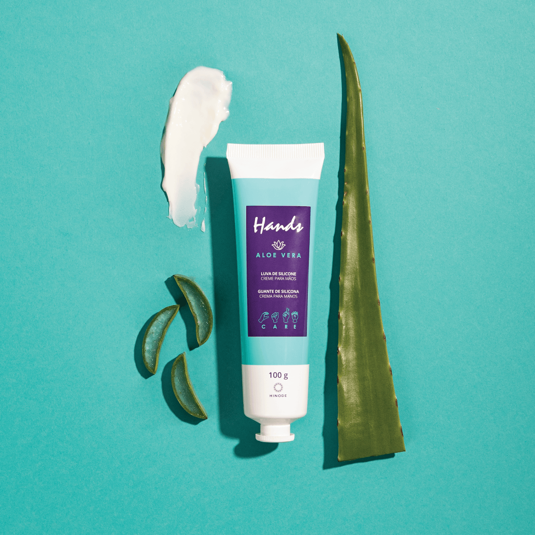 Miniatura 6 do produto Kit 3 luvas de silicone Hands Alo e Vera 100g