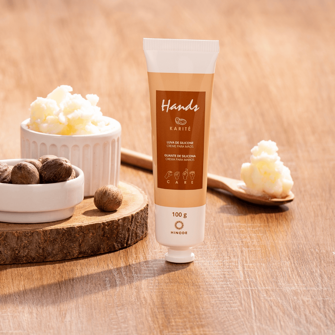 Miniatura 3 do produto Kit 3 Luva De Silicone Karité Creme Para As Mãos Hands 100g