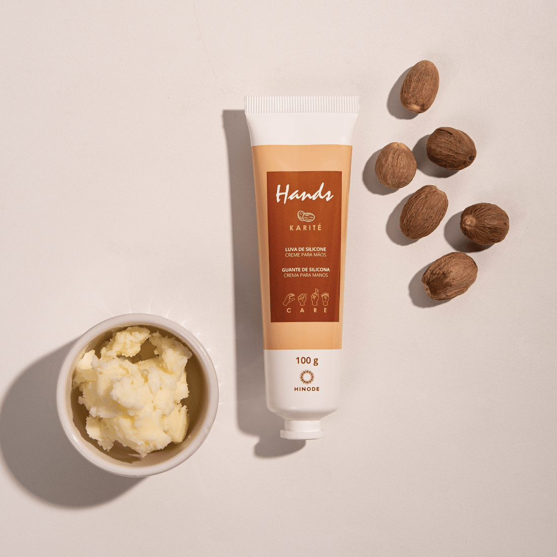 Miniatura 7 do produto Kit 3 Luva De Silicone Karité Creme Para As Mãos Hands 100g