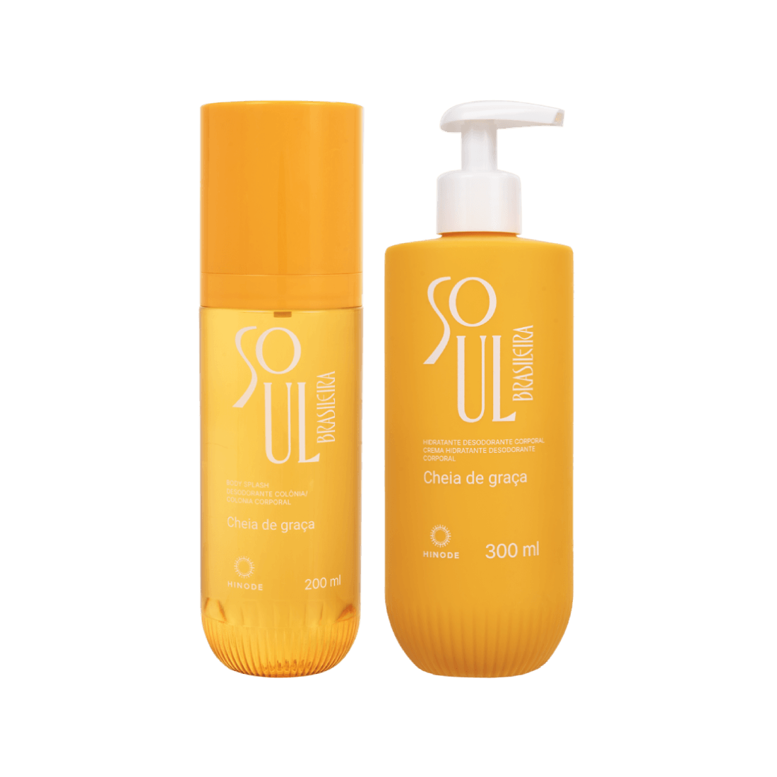 Kit Body Splash + Hidratante Soul Brasileira Cheia de Graça