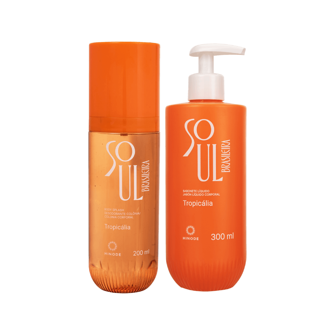 Kit Body Splash + Sabonete Líquido Soul Brasileira Tropicália