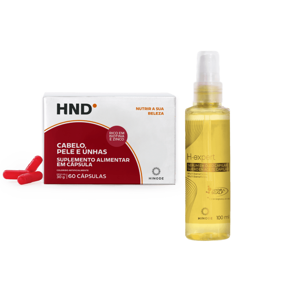 Kit Presente Sérum e Suplementação Alimentar para cabelo