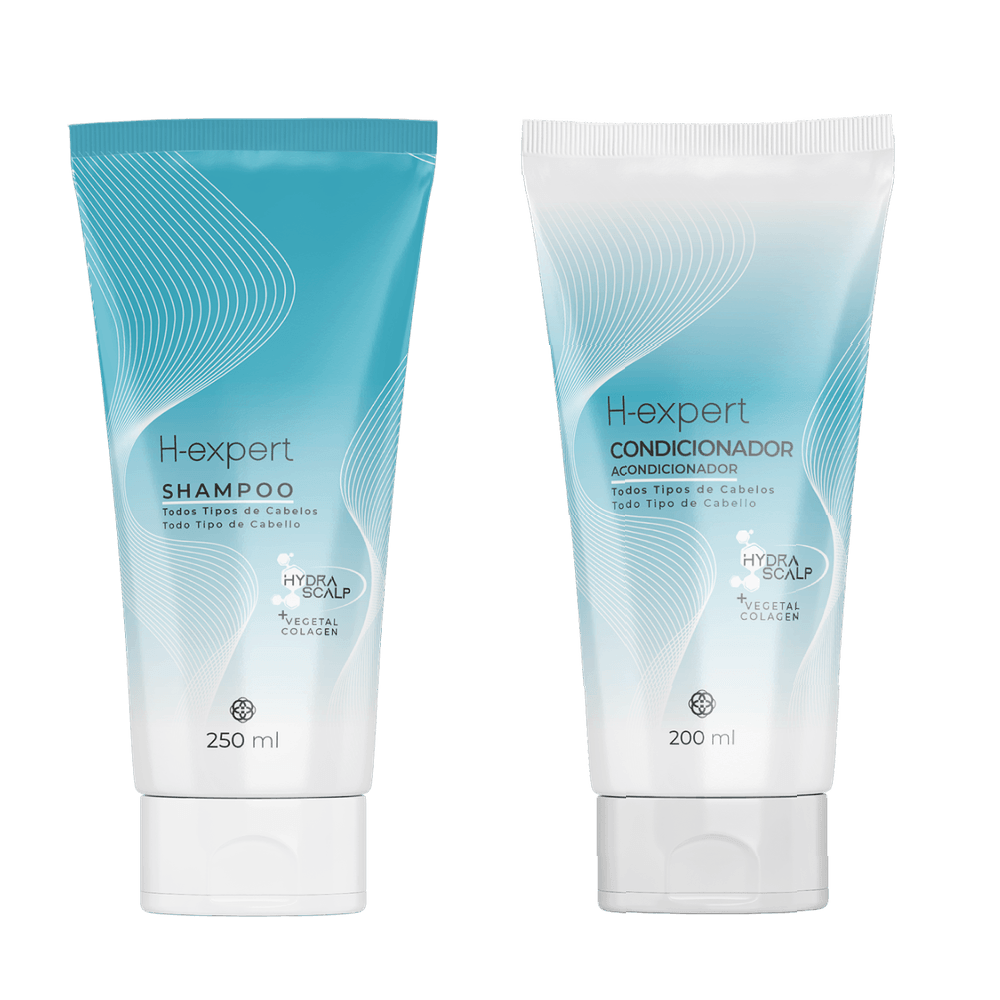 Kit Shampoo e Condicionador H-Expert Para todos os Cabelos