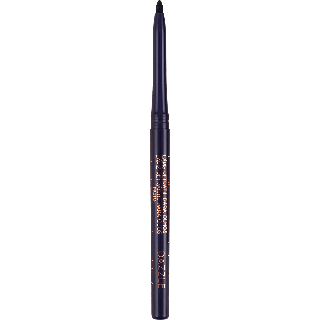 Lápis Retrátil Para Olhos Dazzle Preto