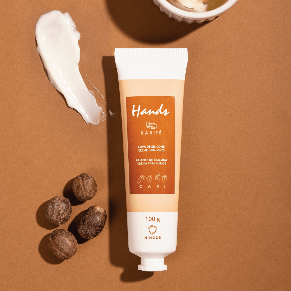 Miniatura 3 do produto Luva De Silicone Karité Creme Para As Mãos Hands 100g