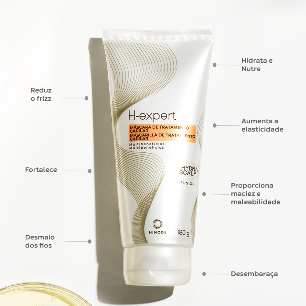 Miniatura 2 do produto Máscara de Tratamento Capilar Multibenefícios H-Expert 180g