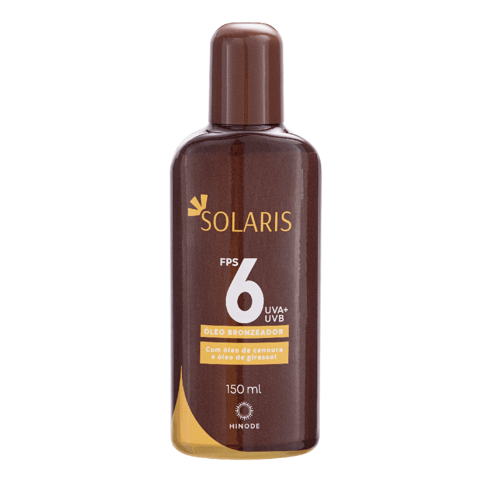 Óleo Bronzeador FPS 6 Uva E Uvb Solaris 150ml