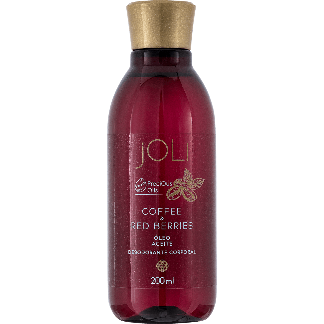 Óleo Desodorante Corporal Joli Café e Frutas Vermelhas 200ml