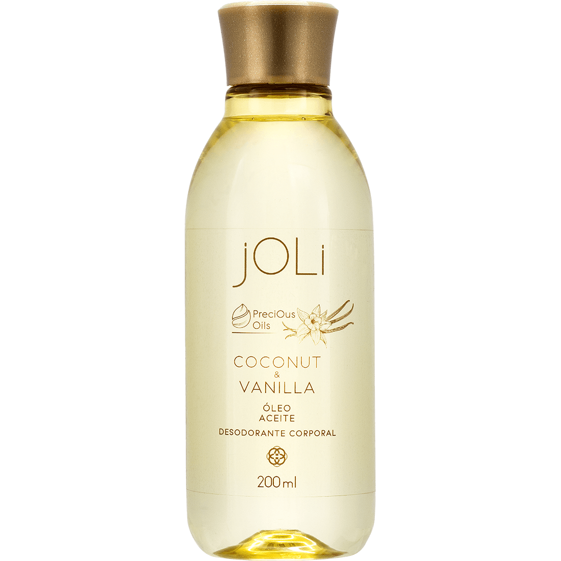 Óleo Desodorante Corporal Joli Vanilla e Coco 200ml
