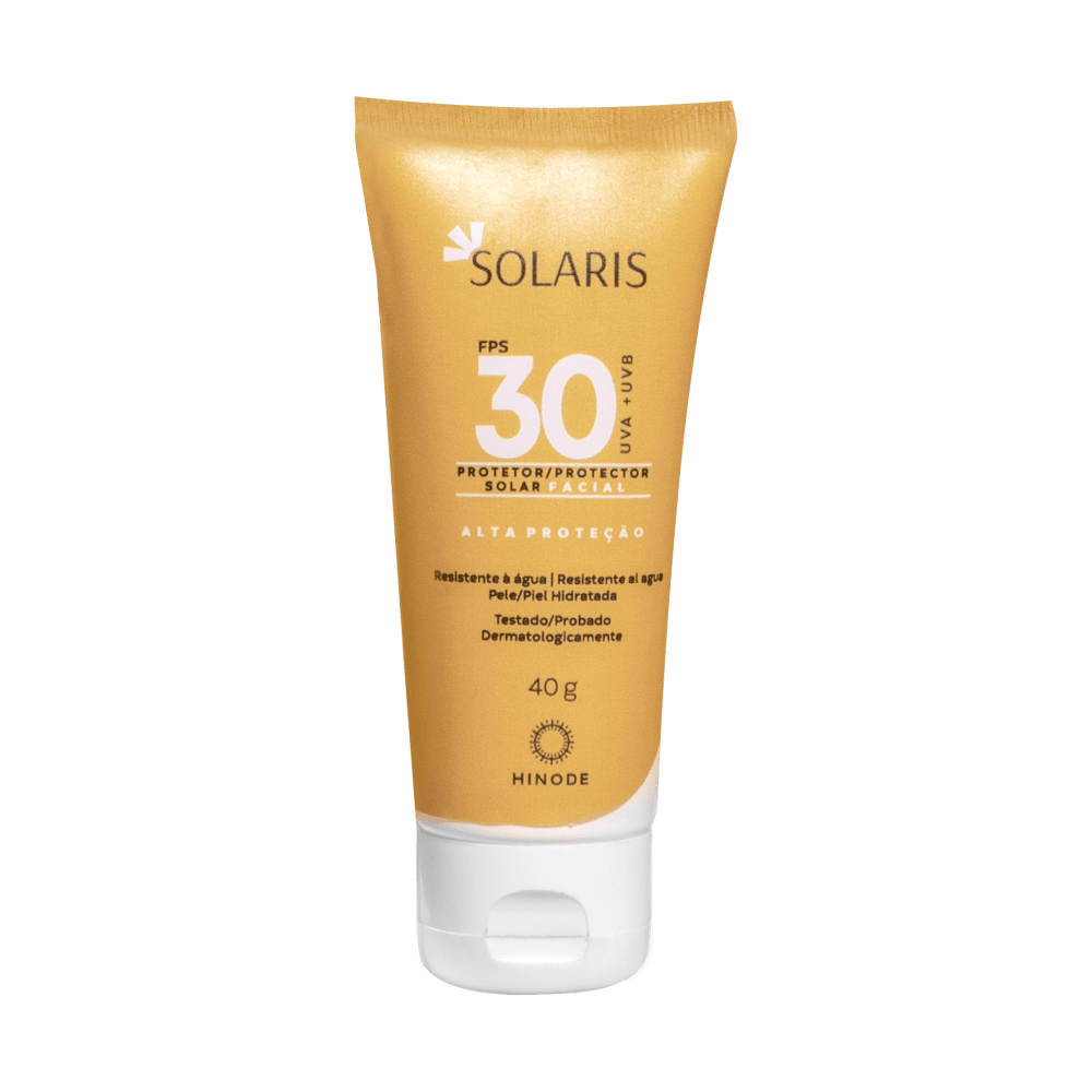 Protetor Solar Facial Solaris UVA e UVB FPS 30 40g