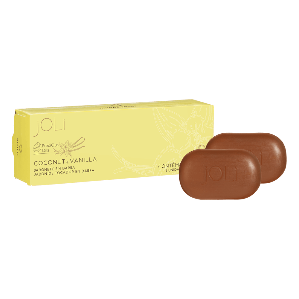 Sabonete em Barra Joli Vanilla e Coco com 2 Unidades 90g