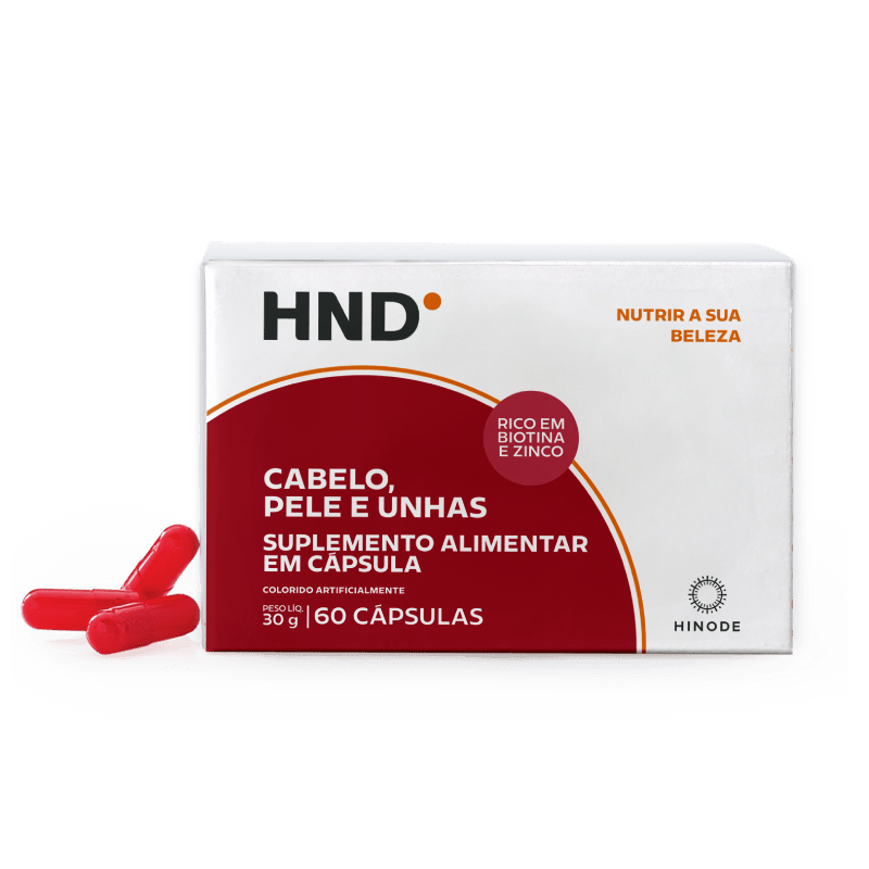 Suplemento Alimentar em Cápsula Cabelo, Pele e Unha HND