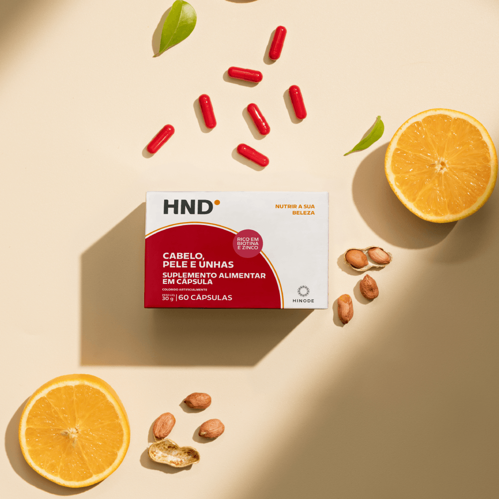 Miniatura 4 do produto Suplemento Alimentar em Cápsula Cabelo, Pele e Unha HND