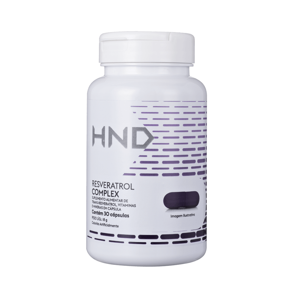 Suplemento Alimentar Resveratrol Complex 18g com 30 Cápsulas