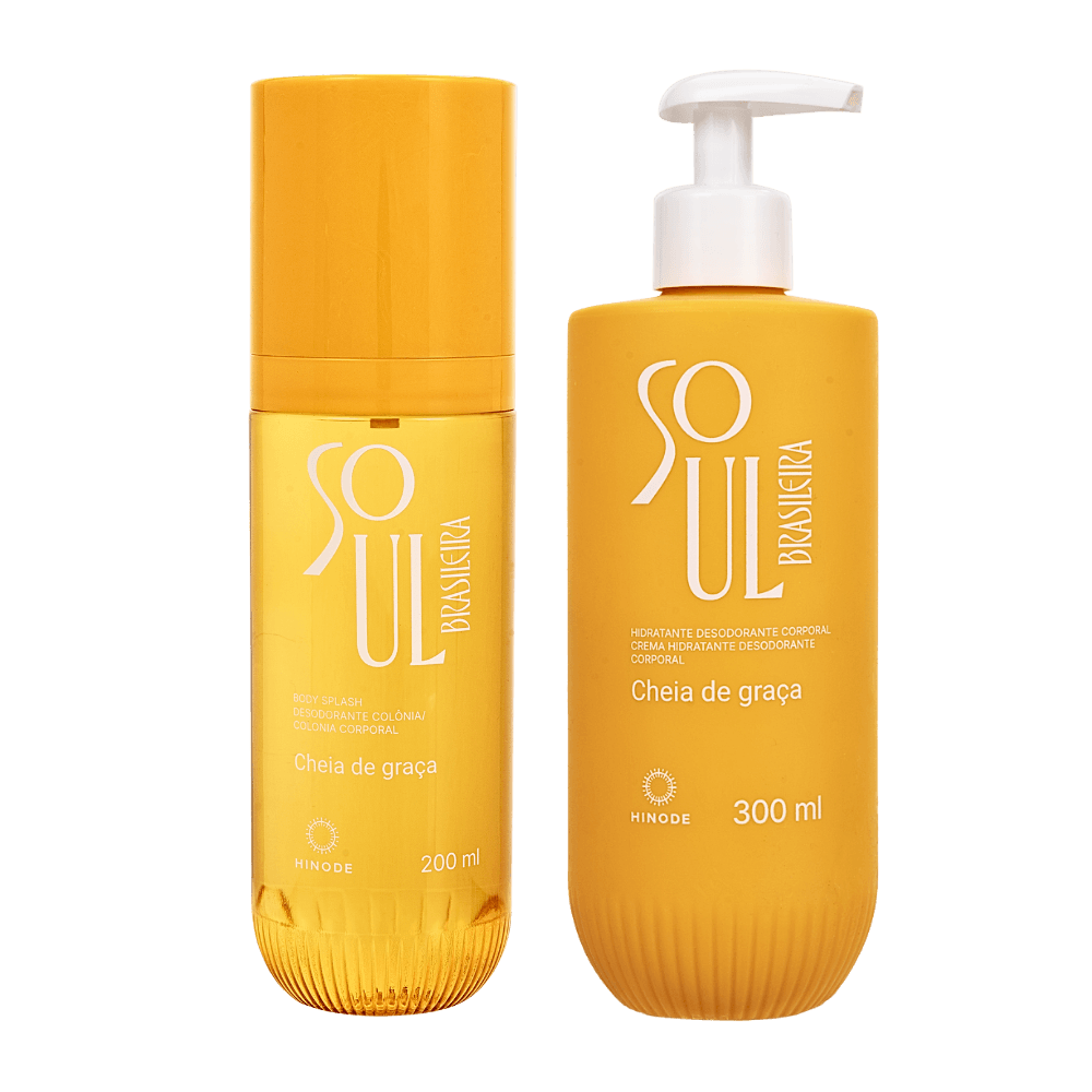 Kit Body Splash + Hidratante Soul Brasileira Cheia de Graça