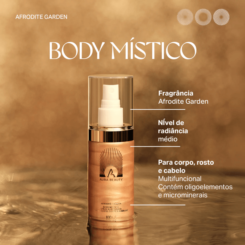 Imagem 2 de Body Místico Afrodite Garden AURA Beauty by Jade Picon 100ml