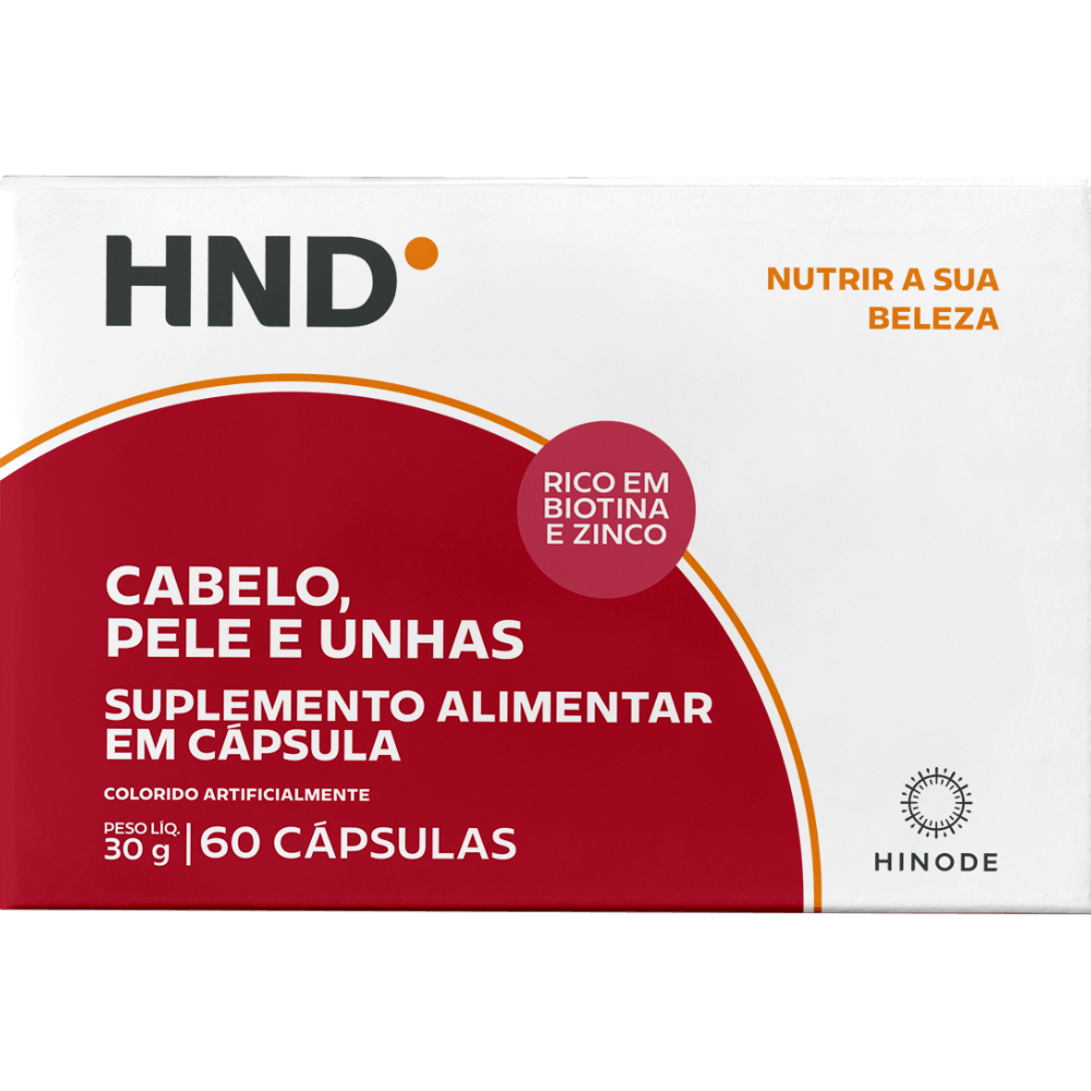 Imagem 4 de Suplemento Alimentar em Cápsula Cabelo, Pele e Unha HND