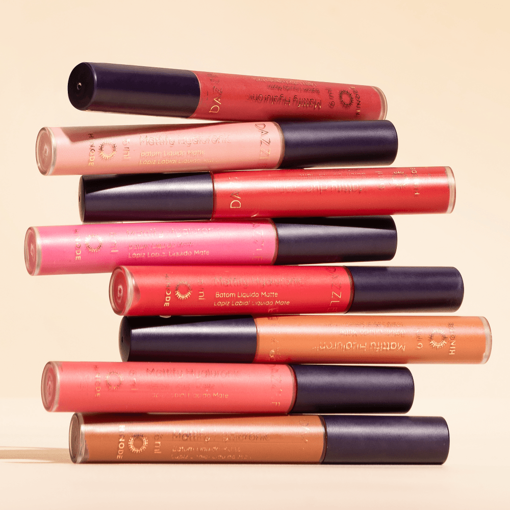 Imagem 5 de Batom Líquido Matte Mattify Dazzle 6ml Nude