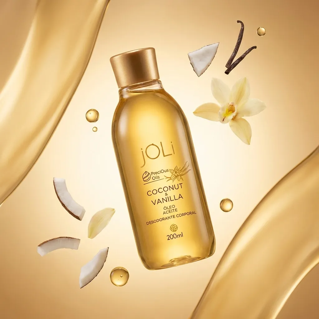 Imagem 4 de Óleo Desodorante Corporal Joli Vanilla e Coco 200ml
