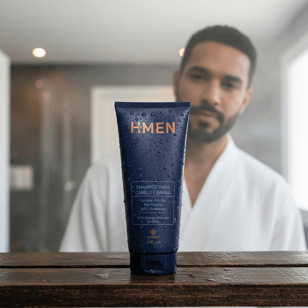 Imagem 3 de Shampoo Para Cabelo E Barba H-Men 200ml