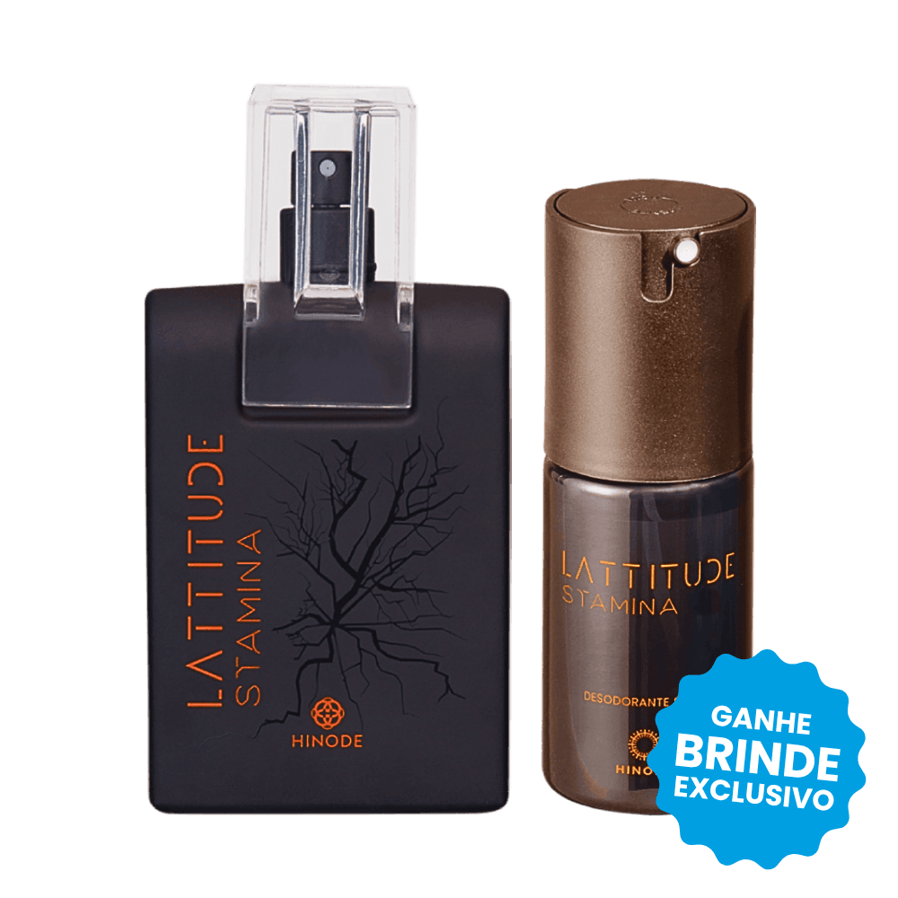 Kit Lattitude Stamina Deo Colônia + Deo Spray