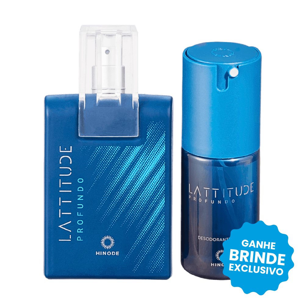 Kit Lattitude Profundo Colônia e Desodorante Corporal