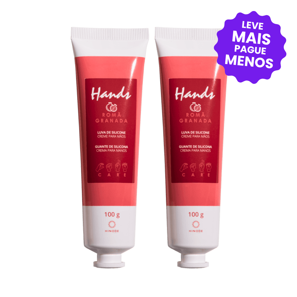 Kit 2 Luvas De Silicone Romã Hands 100g