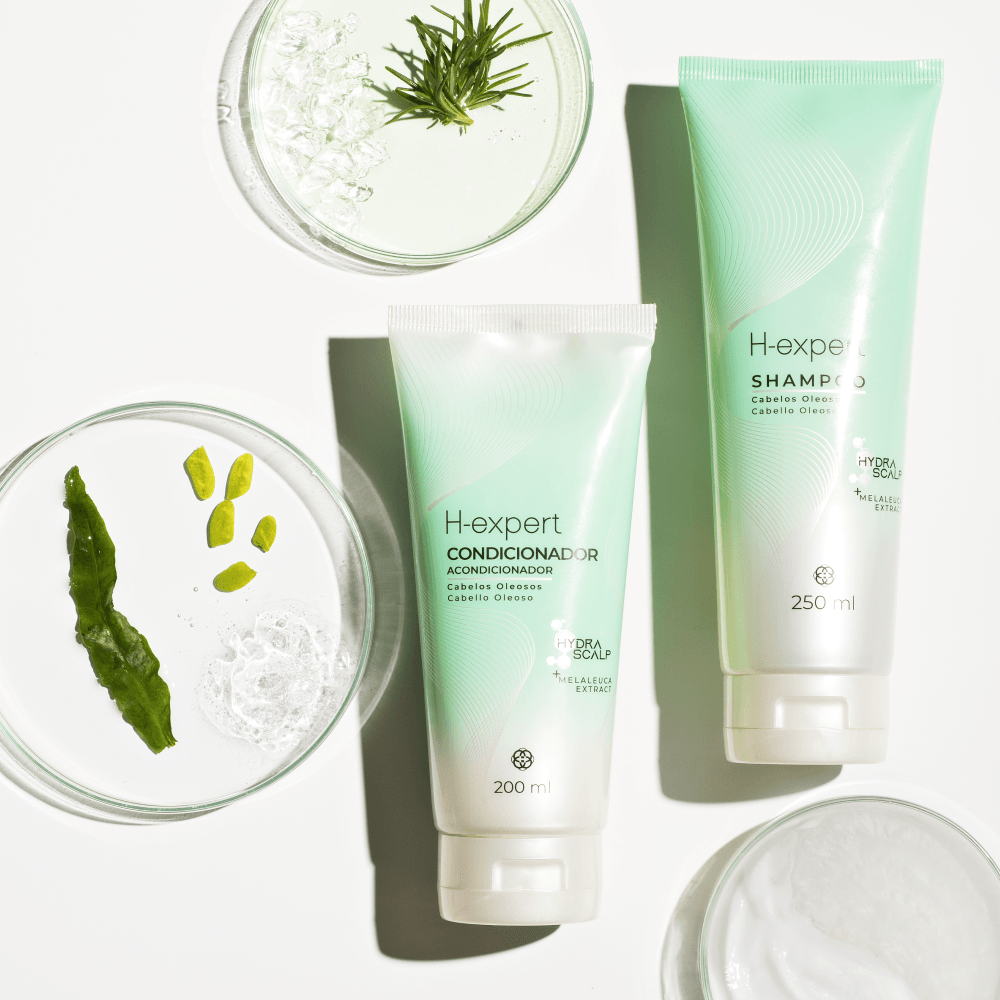Imagem 2 de Kit Shampoo + Condicionador para cabelos Oleosos H-Expert