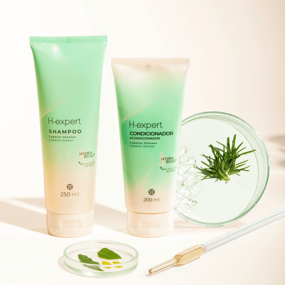 Imagem 3 de Kit Shampoo + Condicionador para cabelos Oleosos H-Expert