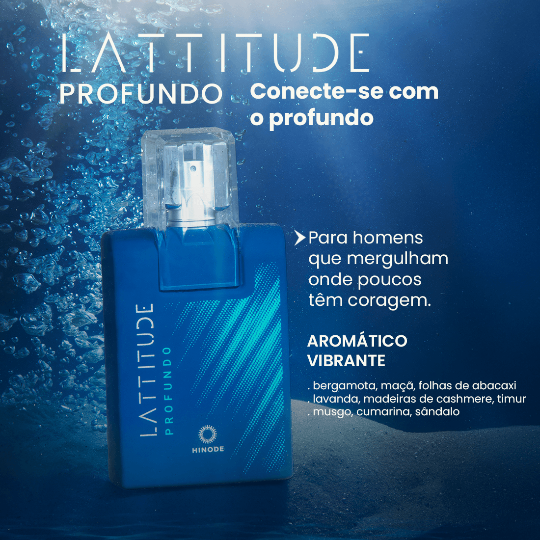 Imagem 7 de Lattitude Profundo Deo Colônia 100ml
