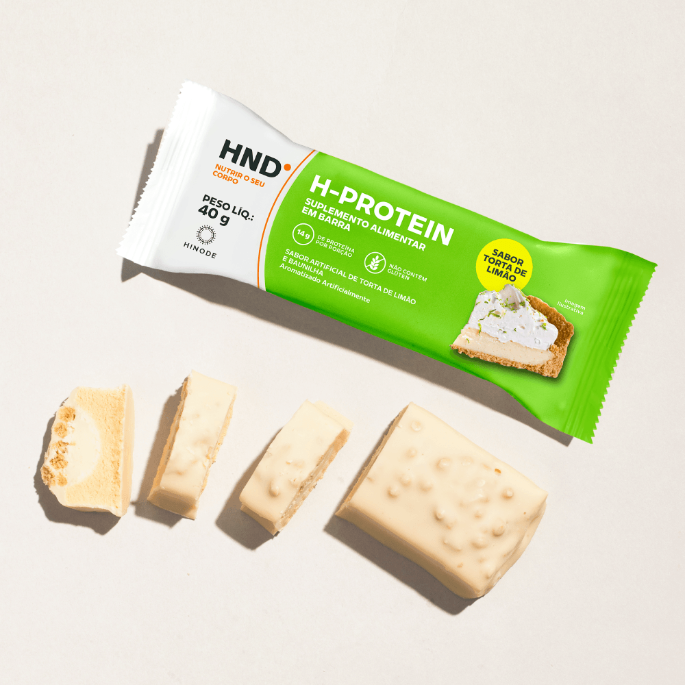 Imagem 7 de H- Protein Suplemento Alimentar em barra Sabor Torta de Limão HND 40g