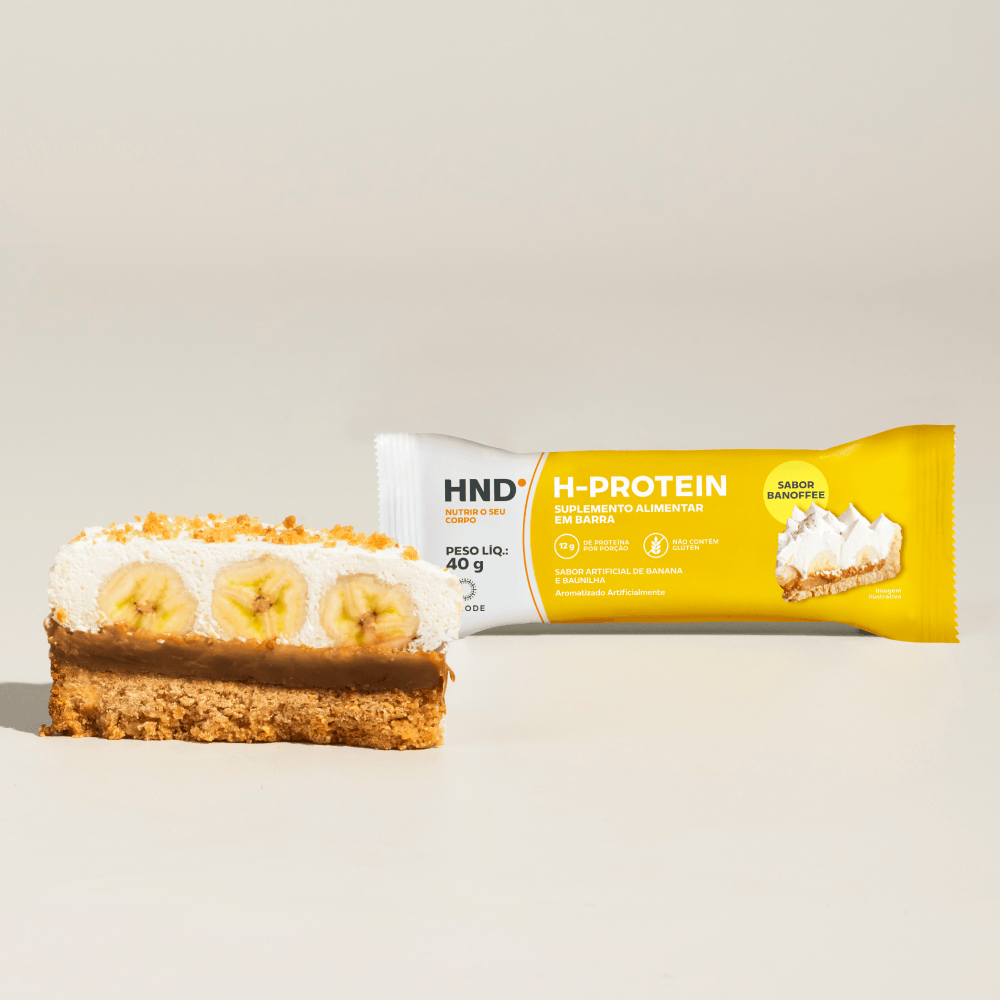 Imagem 2 de H- Protein Suplemento Alimentar em barra Sabor Banoffee HND 40g