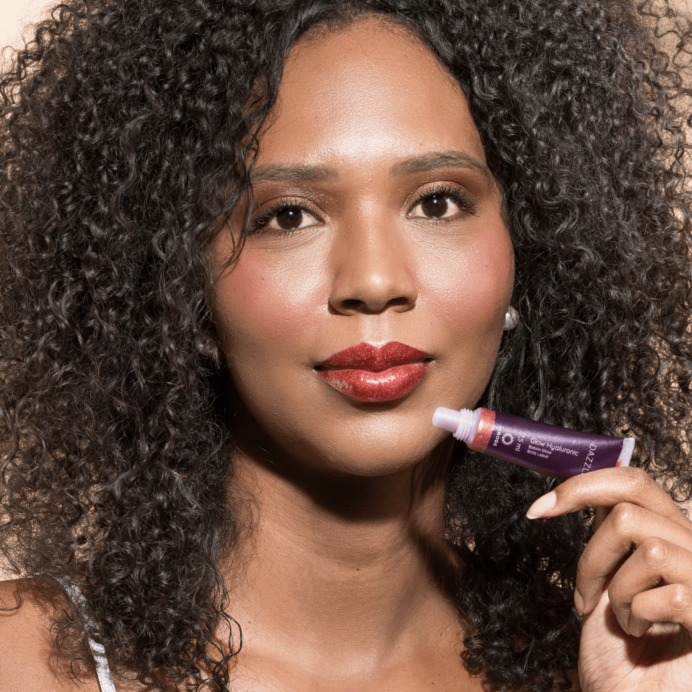 Imagem 7 de Gloss Labial Glow Hyaluronic Dazzle 7,5ml Marsala