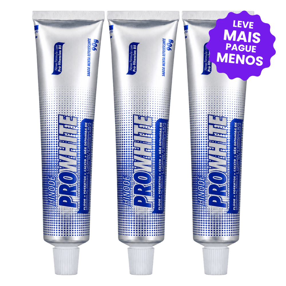 Kit 3 Géis Dentais Clareadores Pro White 90g