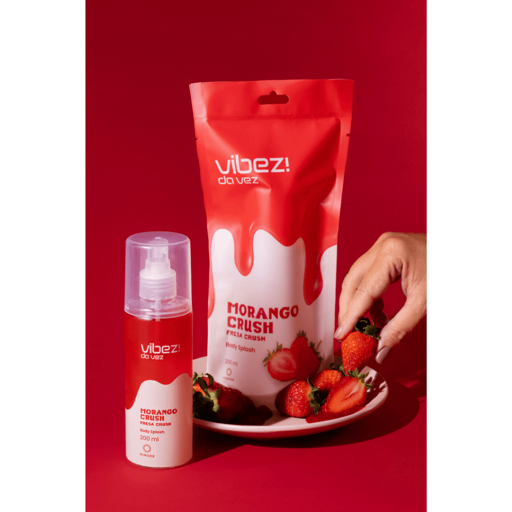 Imagem 5 de Kit 2 Body Splash Vibez da Vez! Morango Crush