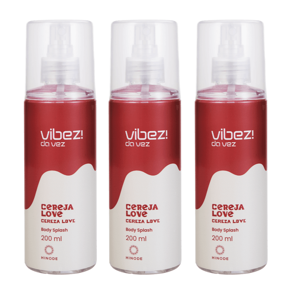 Imagem 2 de Kit 3 Body Splash Vibez da Vez! Cereja Love