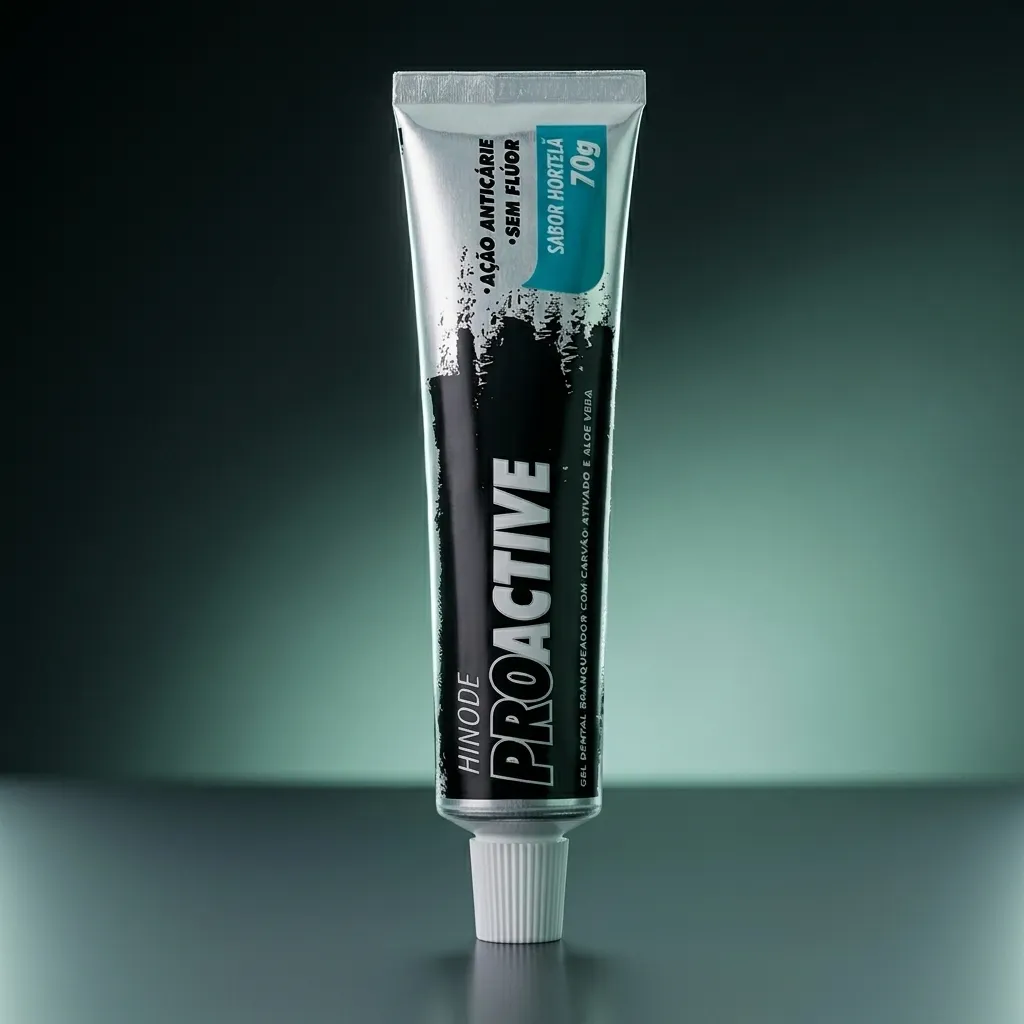 Imagem 2 de Kit 2 Géis Dentais com Carvão Ativado e Aloe Vera Proactive 70g