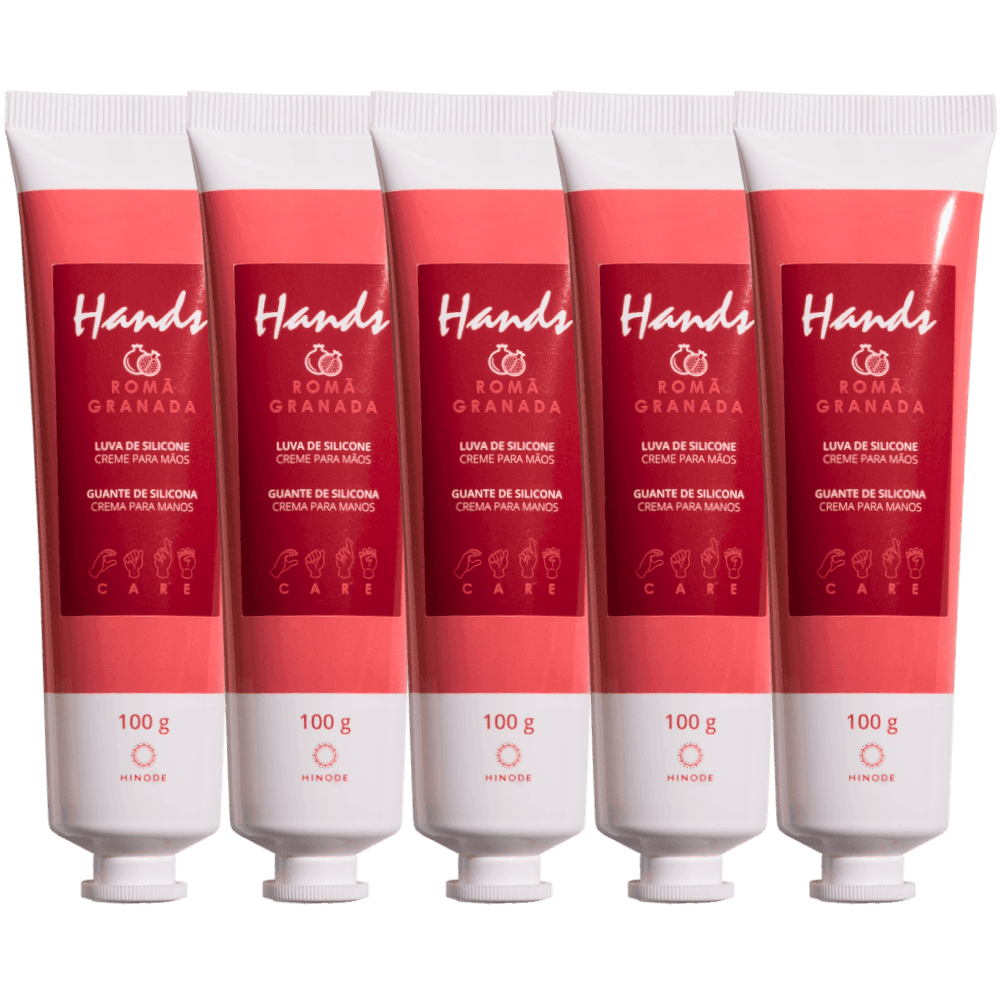 Imagem 2 de Kit 5 Luvas De Silicone Romã Hands 100g