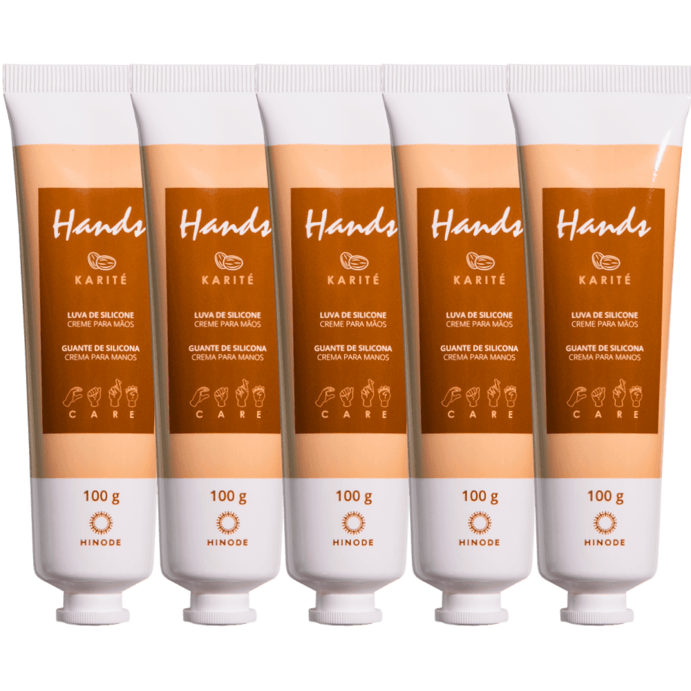 Imagem 2 de Kit 5 Luvas De Silicone Karité Hands 100g